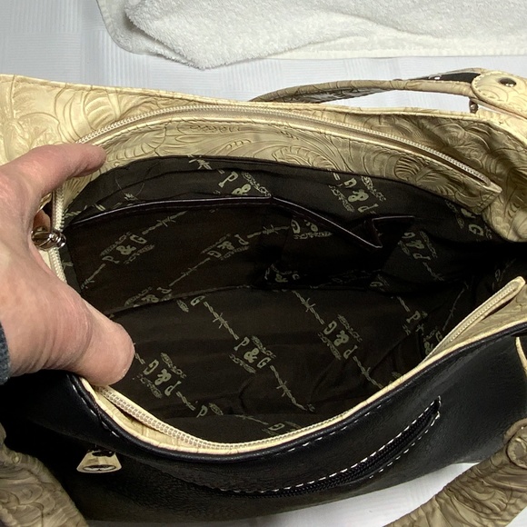 P&G Rhinestone Cross Bling Purse Shoulder Bag - Picture 6 of 13